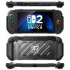 imageSUPCASE for Nintendo Switch 2 Case 2025 Unicorn Beetle Pro MilitaryGrade Protection Magnetic Joy Con Controllers Friendly Dockable Integrated Cover Accessories for Nintendo Switch 2 BlackBlack