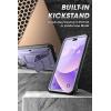 imageSUPCASE for iPhone 14 Pro Case with Stand ampamp BeltClip Unicorn Beetle Pro Builtin Screen Protector MilitaryGrade Drop Protection Heavy Duty Rugged Phone Case BlackViolte
