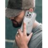 imageSUPCASE for iPhone 14 Pro Max Case with Screen Protector Unicorn Beetle Edge Mag Compatible with MagSafe Slim Frame Clear Shockproof Protective Magnetic Phone Case for iPhone 14 Pro Max BlackSilver