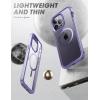 imageSUPCASE for iPhone 14 Pro Max Case with Screen Protector Unicorn Beetle Edge Mag Compatible with MagSafe Slim Frame Clear Shockproof Protective Magnetic Phone Case for iPhone 14 Pro Max BlackMauve
