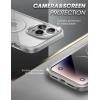 imageSUPCASE for iPhone 14 Pro Max Case with Screen Protector Unicorn Beetle Edge Mag Compatible with MagSafe Slim Frame Clear Shockproof Protective Magnetic Phone Case for iPhone 14 Pro Max BlackSilver