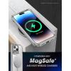 imageSUPCASE for iPhone 14 Pro Max Case with Screen Protector Unicorn Beetle Edge Mag Compatible with MagSafe Slim Frame Clear Shockproof Protective Magnetic Phone Case for iPhone 14 Pro Max BlackSilver
