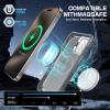 imageSUPCASE for iPhone 15 Pro Max Case with Camera Cover ampamp Stand UBMag XT Compatible with MagSafe Builtin Kickstand MilitaryGrade Protection Heavy Duty Rugged Magnetic Phone Case GuldanWhite