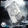imageSUPCASE for iPhone 15 Pro Max Case with Camera Cover ampamp Stand UBMag XT Compatible with MagSafe Builtin Kickstand MilitaryGrade Protection Heavy Duty Rugged Magnetic Phone Case GuldanWhite