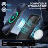 imageSUPCASE for iPhone 15 Pro Max Case with Camera Cover ampamp Stand UBMag XT Compatible with MagSafe Builtin Kickstand MilitaryGrade Protection Heavy Duty Rugged Magnetic Phone Case GuldanBlack