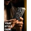 imageSUPCASE for iPhone 15 Pro Max Case with Stand Unicorn Beetle Static Electricity Dissipation Compatible with MagSafe Protective Clear Magnetic Phone Case for iPhone 15 Pro Max Black