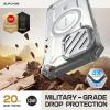 imageSUPCASE for iPhone 16 Pro Case 63 2024 with Camera Cover Stand UBMag XT Compatible with MagSafe Builtin Kickstand MilitaryGrade Protection Heavy Duty Rugged Magnetic Phone Case GuldanWhite