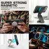 imageSUPCASE for iPhone 16 Pro Case 63 2024 with Camera Cover Stand UBMag XT Compatible with MagSafe Builtin Kickstand MilitaryGrade Protection Heavy Duty Rugged Magnetic Phone Case GuldanBlack