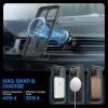 imageSUPCASE for iPhone 16 Pro Max Case with Camera Control Capture Button Unicorn Beetle Mag Compatible with MagSafe MilitaryGrade Protection Slim Clear Magnetic Phone Case AzureGlitterBlack