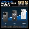 imageSUPCASE for iPhone 16 Pro Max Case with Camera Control Capture Button Unicorn Beetle Mag Compatible with MagSafe MilitaryGrade Protection Slim Clear Magnetic Phone Case AzureCrystal