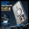imageSUPCASE for iPhone 16 Pro Max Case with Camera Control Capture Button Unicorn Beetle Mag Compatible with MagSafe MilitaryGrade Protection Slim Clear Magnetic Phone Case AzureGray