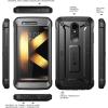 imageSupCase UB PRO Case for LG K30 FullBody Rugged DropProof Case with Builtin Screen Protector and Rotating Belt Clip Holster for LG K30  LG Premier ProLG K10 2018 Release Black