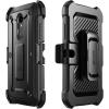 imageSupCase UB PRO Case for LG K30 FullBody Rugged DropProof Case with Builtin Screen Protector and Rotating Belt Clip Holster for LG K30  LG Premier ProLG K10 2018 Release Black