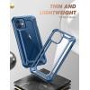 imageSupCase Unicorn Beetle EXO Pro Series Case for iPhone 12  iPhone 12 Pro 2020 Release 61 Inch with Builtin Screen Protector Premium Hybrid Protective Clear Bumper Case BlackBlue