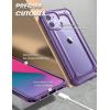 imageSupCase Unicorn Beetle EXO Series Case for iPhone 12 Mini 2020 Release 54 Inch Premium Hybrid Protective Clear Bumper Case BlackPurple