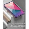 imageSupCase Unicorn Beetle EXO Series Case for iPhone 12 Mini 2020 Release 54 Inch Premium Hybrid Protective Clear Bumper Case BlackPurple