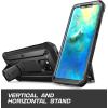 imageSupcase Huawei Mate 20 Pro Case FullBody Rugged Holster Case with Builtin Screen Protector for Huawei Mate 20 ProLYAL29 2018 Release Unicorn Beetle Pro Series  Retail Package Black