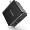 imageSUPCASE 36W USB C Fast Charger Dual Port PD Wall Charger Power Adapter Block for iPhone 1211 XRSE iPad AirPods Galaxy Pixel Switch and More Black