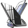 imageSUPCASE Unicorn Beetle Electro Series Case for iPhone Xr Case Plating Polished Metallic Slim Hybrid FullBody Protective Case with Builtin Screen Protector Black with Smoky Back