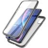imageSUPCASE Unicorn Beetle Electro Series Case for iPhone Xs 2018  X 2017 Plating Polished Metallic Slim Hybrid FullBody Protective Case with Builtin Screen Protector Black with Smoky Back