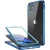 imageSUPCASE Unicorn Beetle Electro Series Phone Case for Apple iPhone 11 2019 61 inch Case Metallic Electroplated Edges Slim FullBody Protective Case with Builtin Screen Protector Blue