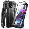 imageSUPCASE Unicorn Beetle Pro Case for Moto G Stylus 5G 2023 Not Fit 4G Version with Builtin Screen Protector FullBody Rugged Belt Clip ampamp Kickstand Case Black