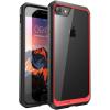 imageSUPCASE Unicorn Beetle Series Case Designed for iPhone SE 2nd generation  iPhone 7  iPhone 8 Premium Hybrid Protective Frost Clear Case RedBlack