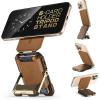 imageSUPCASE for MagSafe Wallet with Stand Magnetic Wallet for Men Hold 5 Cards Adjustable Stand RFID Blocking Phone Stand Credit Card Holder Tripod for iPhone 1615141312 Series BlackGenuine Leather