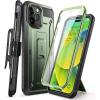 imageSUPCASE for iPhone 14 Pro Case with Stand ampamp BeltClip Unicorn Beetle Pro Builtin Screen Protector MilitaryGrade Drop Protection Heavy Duty Rugged Phone Case BlackGreen