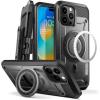 imageSUPCASE for iPhone 14 Pro Max Case with Stand Unicorn Beetle Pro Mag Compatible with MagSafe Builtin Screen Protector ampamp BeltClip Magnetic Protective Phone Case for iPhone 14 Pro Max Purpleblack