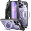 imageSUPCASE for iPhone 14 Pro Max Case with Stand Unicorn Beetle Pro Mag Compatible with MagSafe Builtin Screen Protector ampamp BeltClip Magnetic Protective Phone Case for iPhone 14 Pro Max PurplePurple