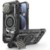 imageSUPCASE for iPhone 15 Pro Max Case with Camera Cover ampamp Stand UBMag XT Compatible with MagSafe Builtin Kickstand MilitaryGrade Protection Heavy Duty Rugged Magnetic Phone Case GuldanBlack Circuit