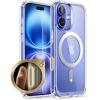imageSUPCASE for iPhone 16 Plus Case with Camera Control Capture Button Unicorn Beetle Mag Compatible with MagSafe MilitaryGrade Protection Slim Clear Shockproof Magnetic Phone Case Clear