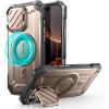 imageSUPCASE for iPhone 16 Pro Case 63 2024 with Camera Cover Stand UBMag XT Compatible with MagSafe Builtin Kickstand MilitaryGrade Protection Heavy Duty Rugged Magnetic Phone Case GuldanRoseGold