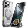 imageSUPCASE for iPhone 16 Pro Case with Camera Control Capture Button Unicorn Beetle Grip Compatible with MagSafe Heavy Duty Rugged Magnetic Stand Phone Case for iPhone 16 Pro 63 2024 BlackWhiteGray