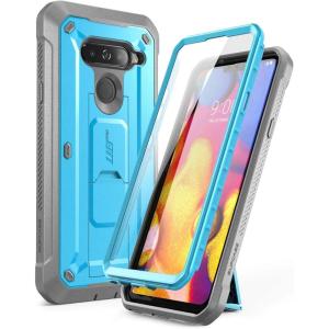 imageLG V40 ThinQ Unicorn Beetle Pro Rugged Holster Case with Screen ProtectorBlue