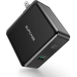 imageSUPCASE 36W USB C Fast Charger Dual Port PD Wall Charger Power Adapter Block for iPhone 1211 XRSE iPad AirPods Galaxy Pixel Switch and More Black