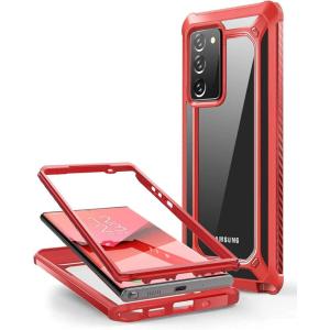 imageSUPCASE Unicorn Beetle EXO Pro Series Case for Galaxy Note 20 2020 release Premium Hybrid Protective Clear Bumper Case Without Builtin Screen Protector BlueRed