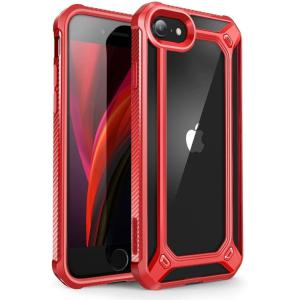 imageSUPCASE Unicorn Beetle EXO Series Case for iPhone SE 3rd Gen 2022  iPhone SE 2nd generation 2020  Premium Hybrid Protective Clear Bumper Case for iPhone SE 78 Red