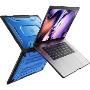 imageSUPCASE Unicorn Beetle Series Case Designed for MacBook Pro 16 inch A2141 2019 Release Slim Rubberized TPU Bumper Cover with Touch Bar and Touch ID BlackBlue