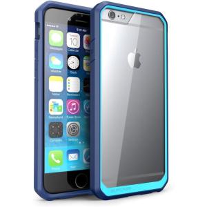 imageSUPCASE Unicorn Beetle Series Case Designed for iPhone 6S Plus Also Fit Apple iPhone 6 Plus Clear Hybrid Protective Bumper Case Blue