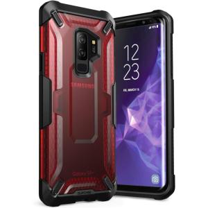 imageSUPCASE Unicorn Beetle Series Phone Case for Galaxy S9 Plus Premium Hybrid Protective Clear Case for Samsung Galaxy S9 Plus 2018 ReleaseFrostRed
