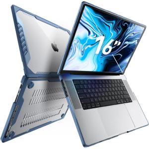 imageSUPCASE for MacBook Pro 16 Inch Case 20242021 Unicorn Beetle M4M3M2M1 ProMax A3403 A3186 A2991 A2780 A2485 Heavy Duty Rugged Shockproof Hard Shell Protective Cover for MacBook Pro 16quot BlackBlue