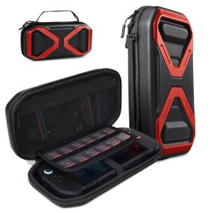 imageSUPCASE for Nintendo Switch 2 Carrying Case 2025 12 Game Card Storage MilitaryGrade Protection Spacious Portable Hard Shell Travel Bag for Nintendo Switch 2 Console ampamp Accessories BlackRed