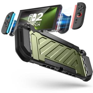 imageSUPCASE for Nintendo Switch 2 Case 2025 Unicorn Beetle Pro MilitaryGrade Protection Magnetic Joy Con Controllers Friendly Dockable Integrated Cover Accessories for Nintendo Switch 2 BlackGuldan