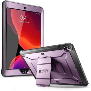 imageSUPCASE for iPad 9th Generation Case with Screen Protector Unicorn Beetle Pro Builtin Stand Heavy Duty Rugged Protective Case for iPad 102 9th  8th  7th Generation 202120202019 BlackViolte
