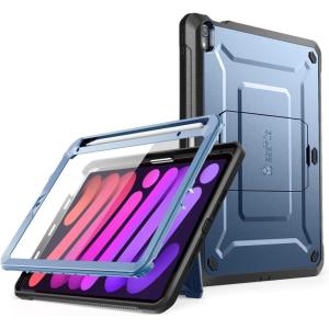 imageSUPCASE for iPad Mini 7 Case A17 Pro 2024 UB Pro Builtin Screen Protector ampamp Pencil Holder ampamp Stand Support Apple Pencil Charging Protective Case for iPad Mini 7th6th Generation 83quot BlackTilt