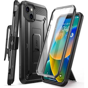 imageSUPCASE for iPhone 14 Plus Case with Screen Protector Unicorn Beetle Pro Builtin Stand ampamp BeltClip MilitaryGrade Protection Heavy Duty Rugged Protective Phone Case for iPhone 14 Plus Blackblack