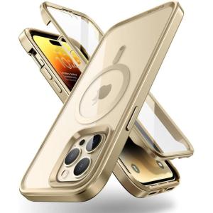imageSUPCASE for iPhone 14 Pro Max Case with Screen Protector Unicorn Beetle Edge Mag Compatible with MagSafe Slim Frame Clear Shockproof Protective Magnetic Phone Case for iPhone 14 Pro Max BlackMyth