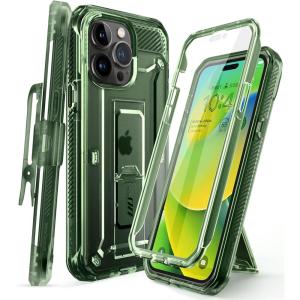 imageSUPCASE for iPhone 14 Pro Max Case with Screen Protector Unicorn Beetle Pro Builtin Stand ampamp BeltClip FullBody Heavy Duty Shockproof Protective Phone Case for iPhone 14 Pro Max MauveFrostGreen